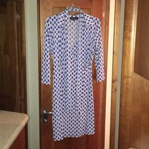 Jones New York faux wrap with tie